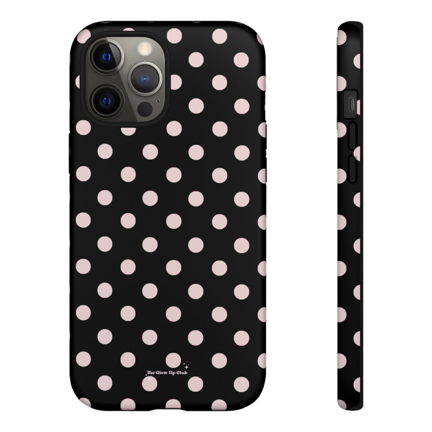 Black and pink dots - tough case