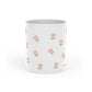 Mini tulip pattern Heart-Shaped Mug