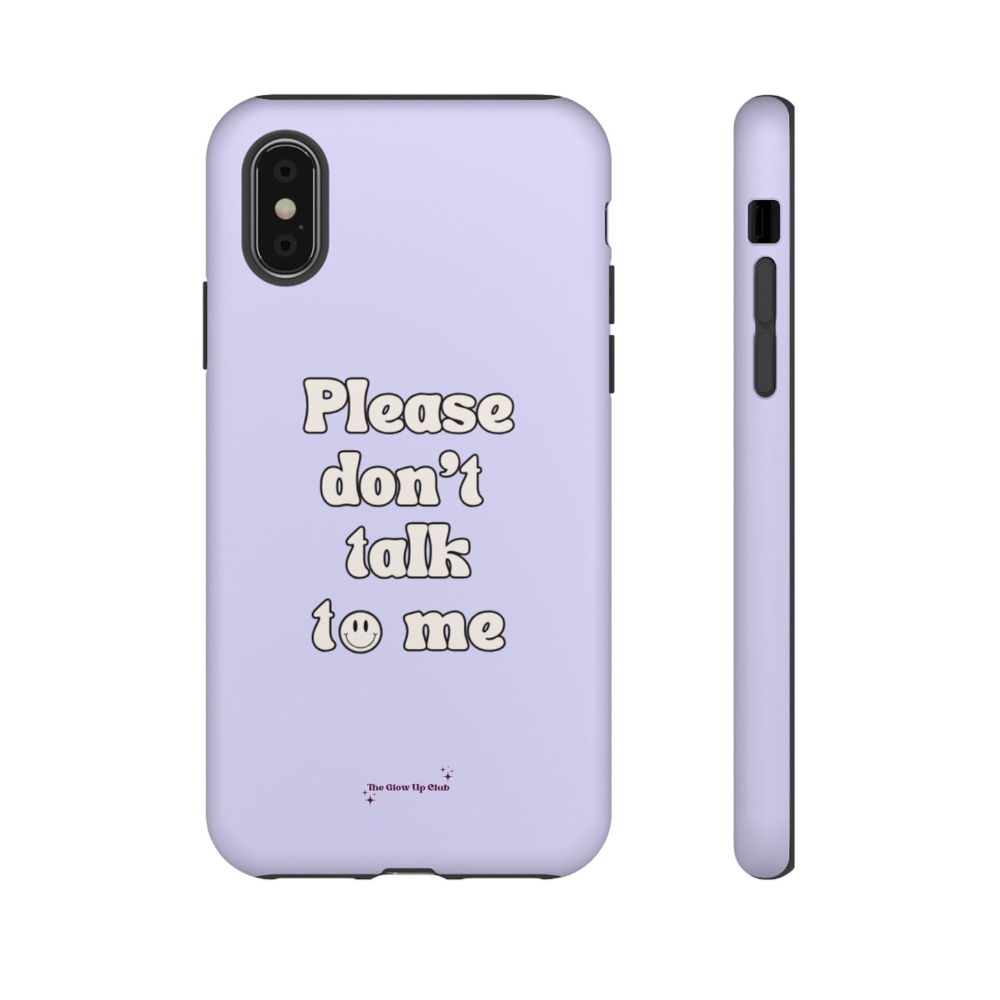 Please don't talk to me purple - tough case