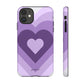 Heart layers purple - tough case