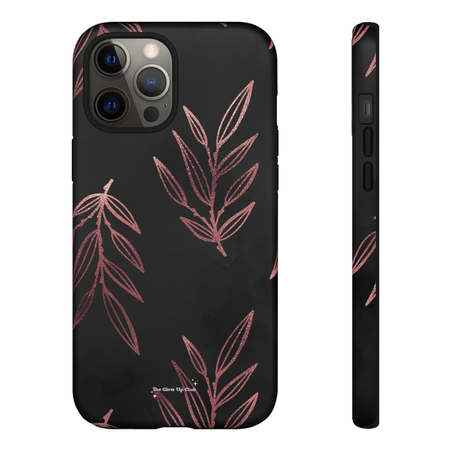 Rose gold leaves minimalistic - tough case