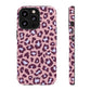 Leopard print pink purple - tough case