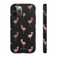 Rose gold flamingos - tough case