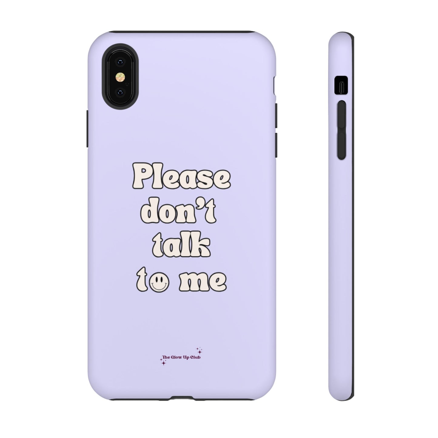 Please don't talk to me purple - tough case