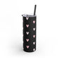 Black heart pattern Tumbler, 20oz