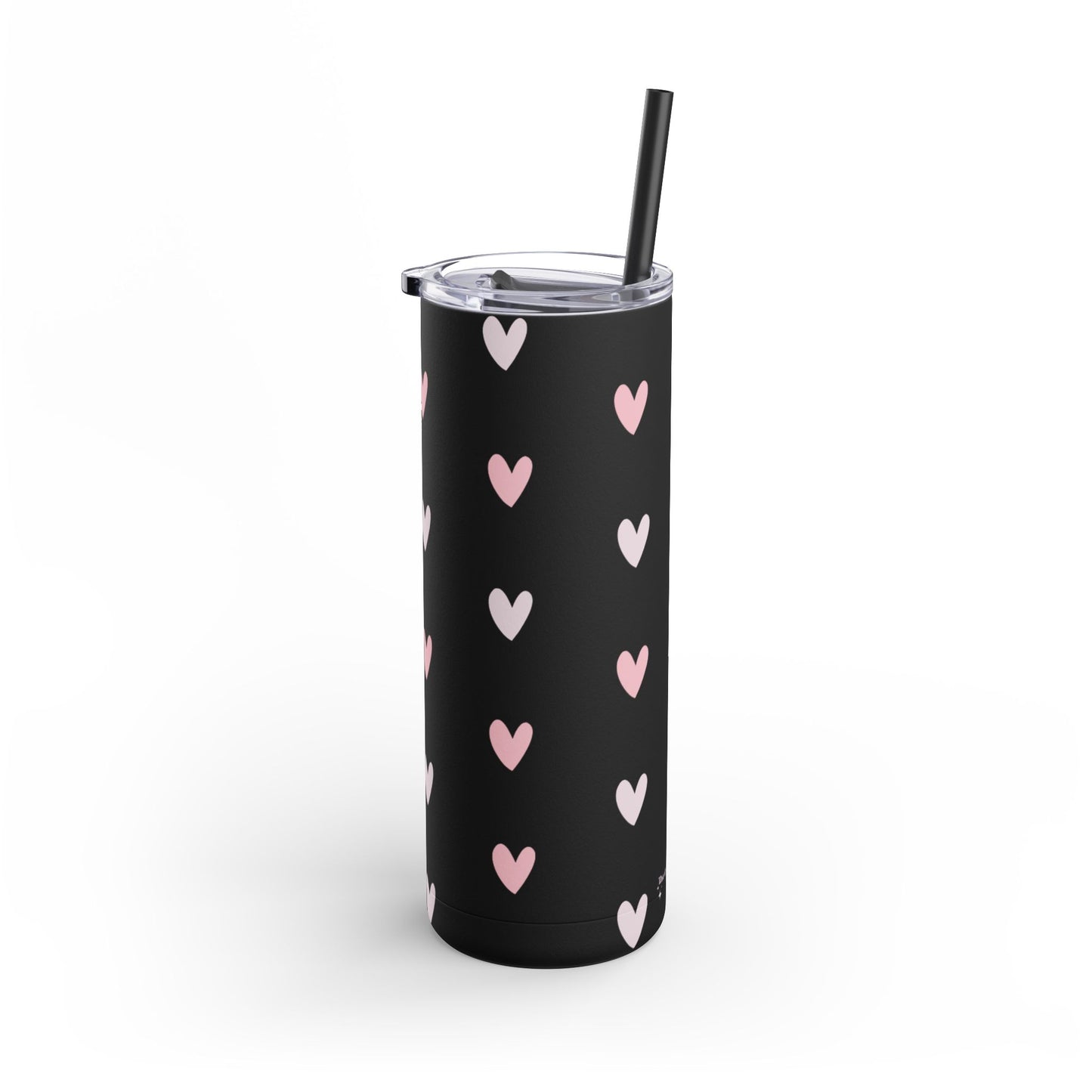 Black heart pattern Tumbler, 20oz