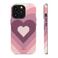 Heart layers pink - tough case