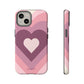 Heart layers pink - tough case