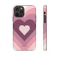 Heart layers pink - tough case