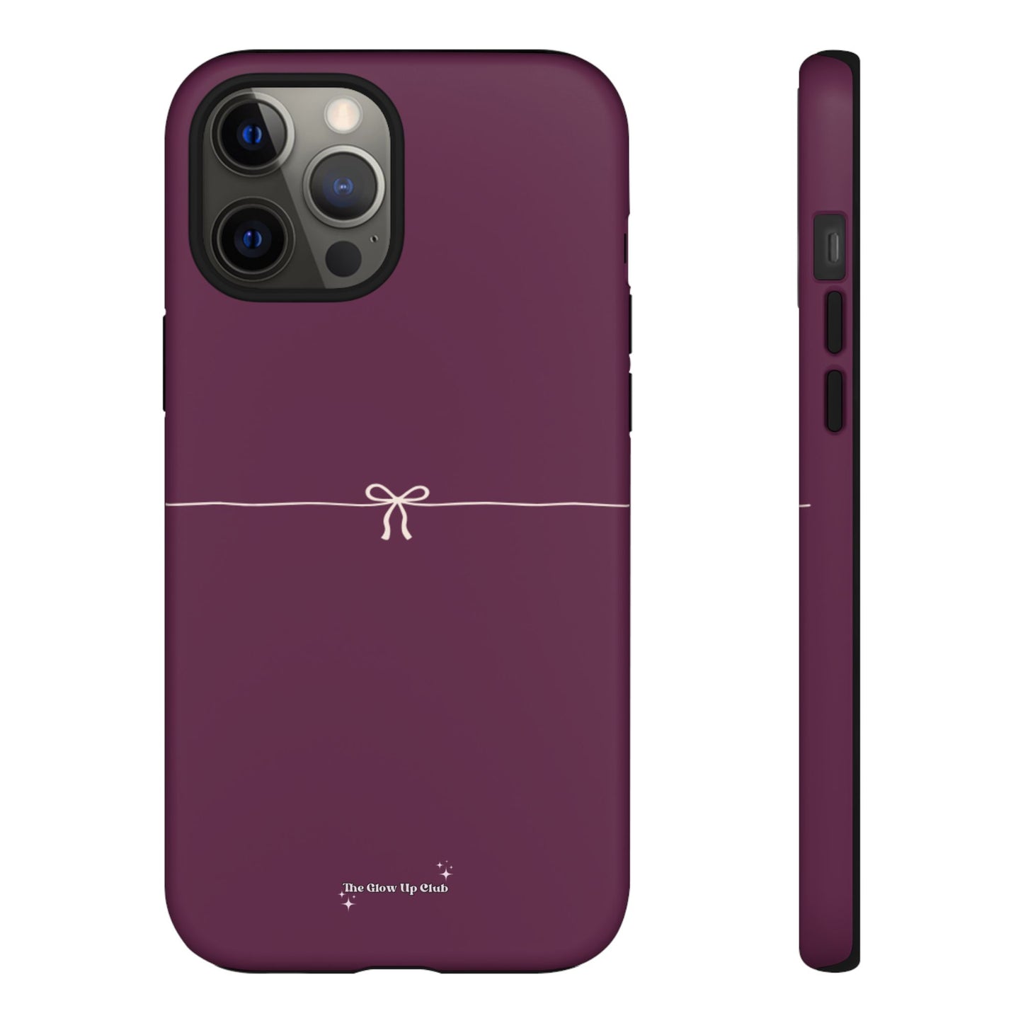 Simple ribbon burgundy - tough case