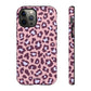 Leopard print pink purple - tough case