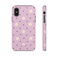 Flowers and dots pink - tough case