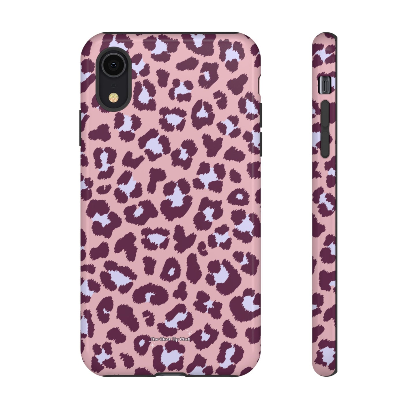 Leopard print pink purple - tough case