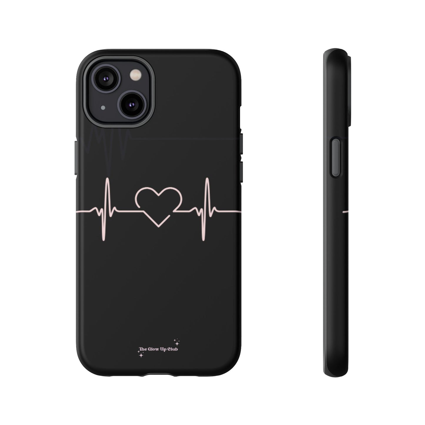 Heart line black - tough case