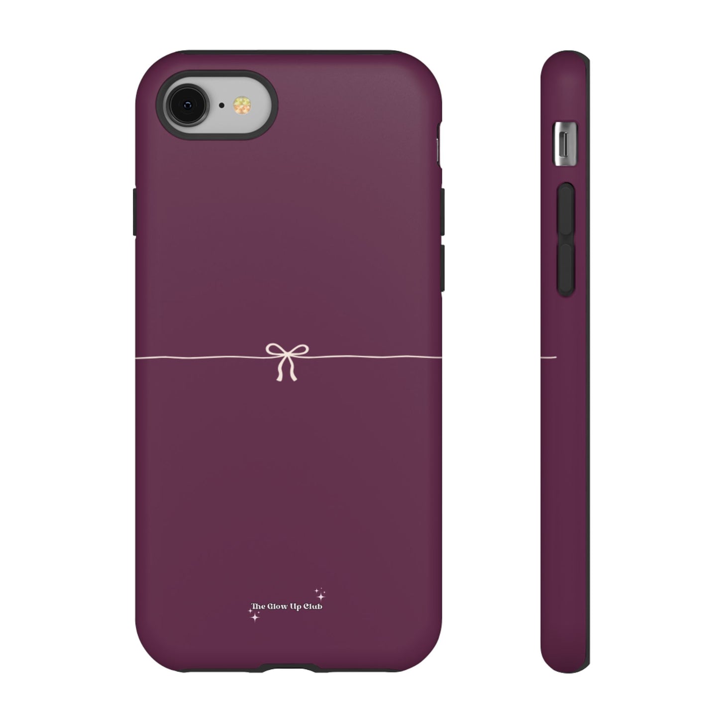 Simple ribbon burgundy - tough case