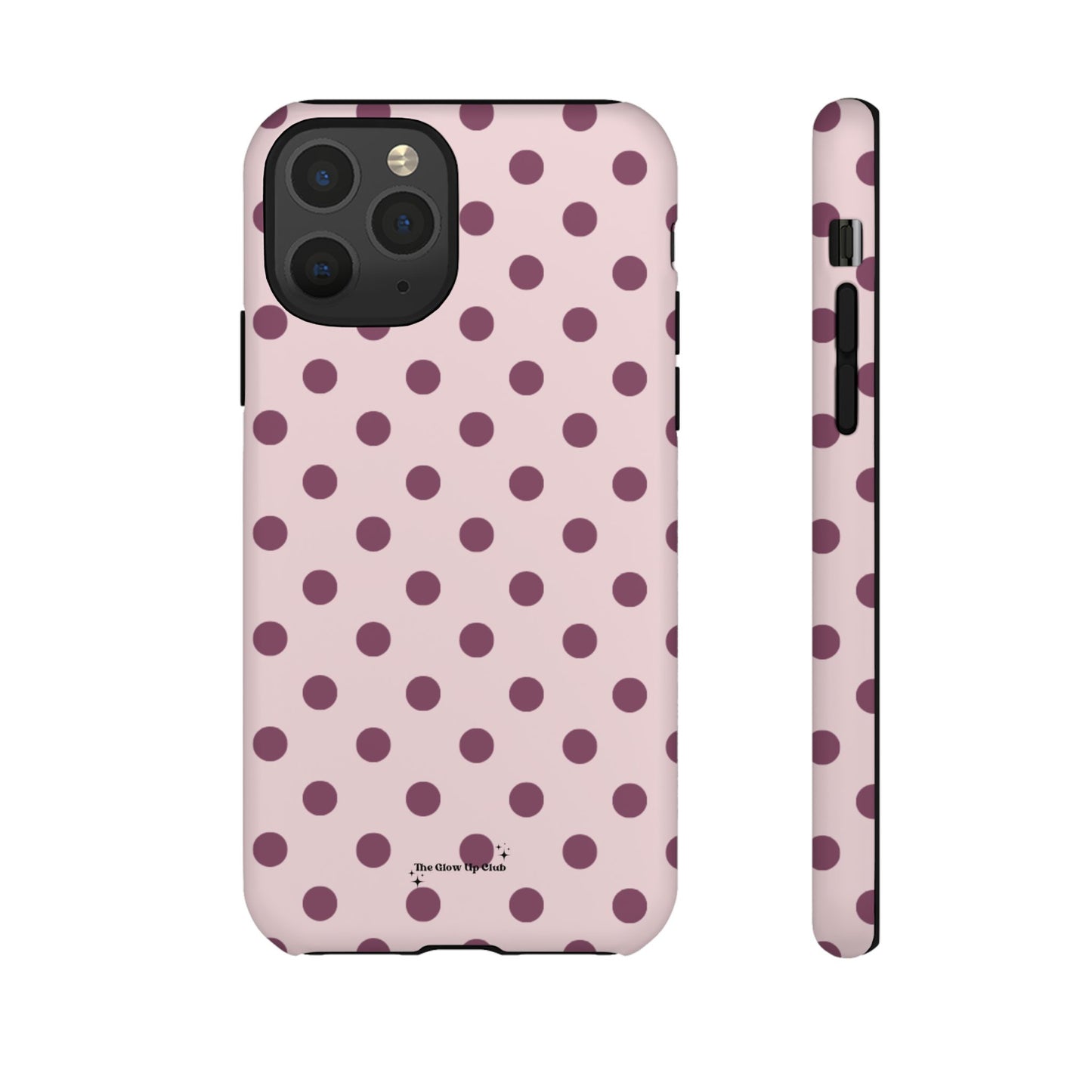 Pink and purple dots - tough case