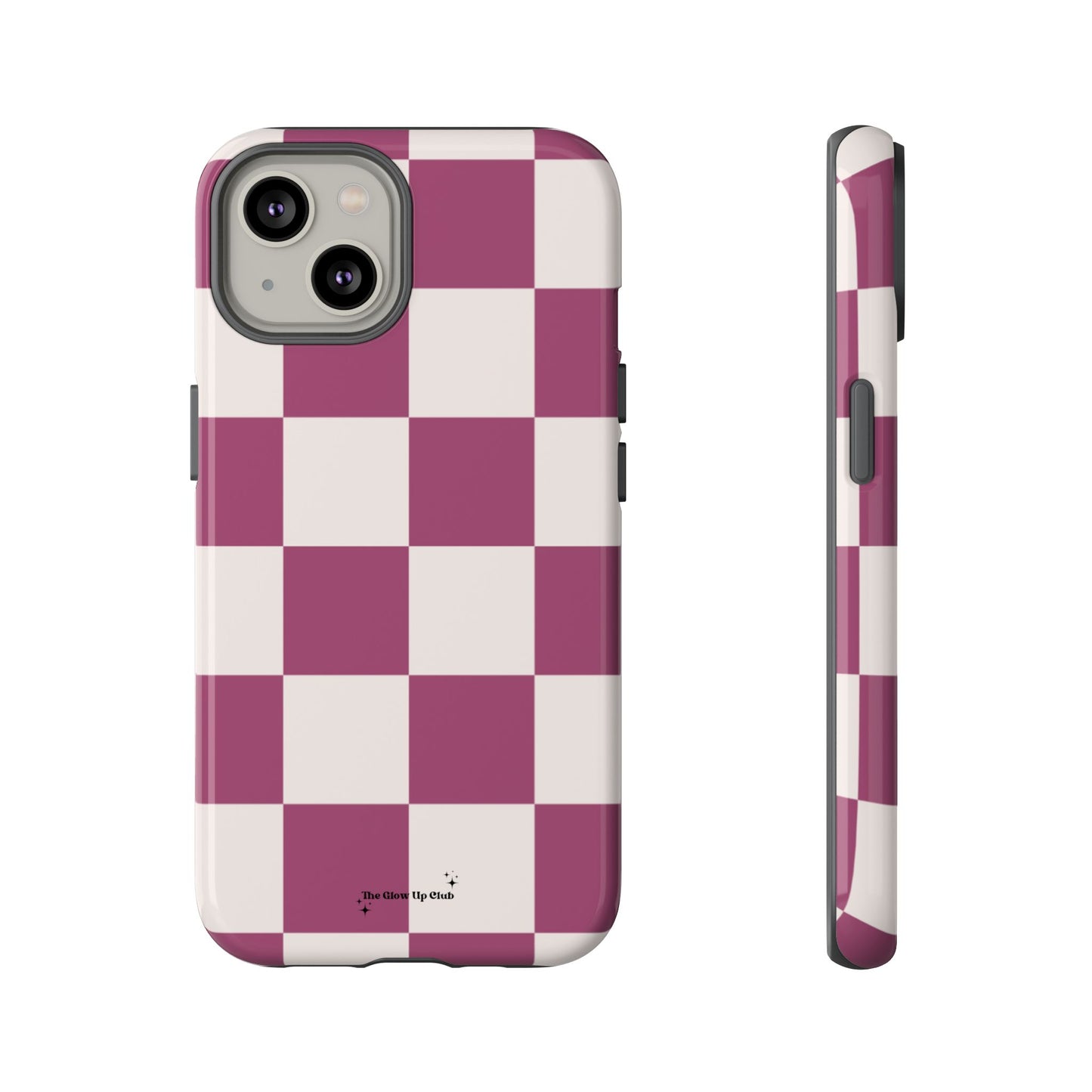 Burgundy checkers - tough case