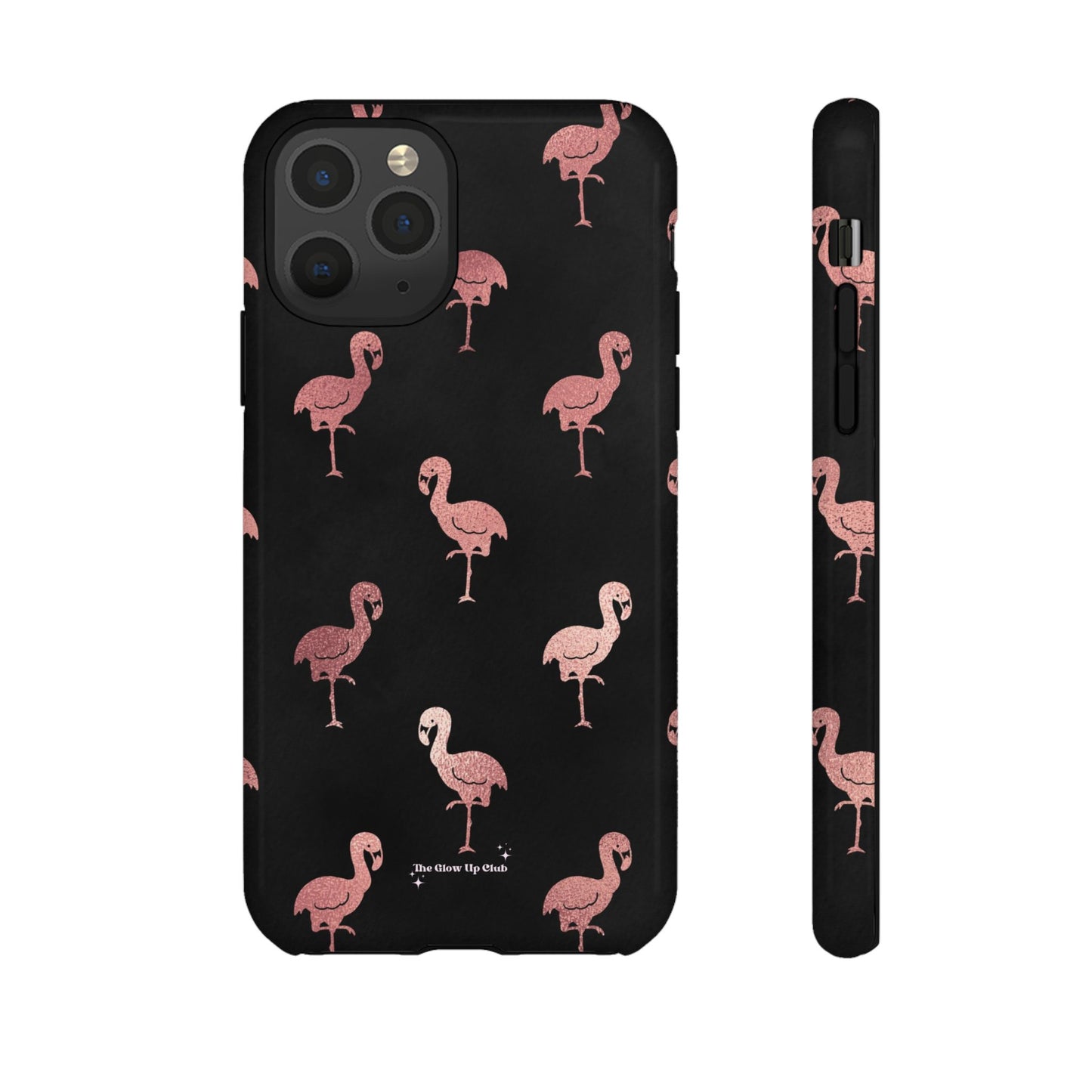 Rose gold flamingos - tough case