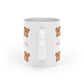 Teddies & ribbons Heart-Shaped Mug