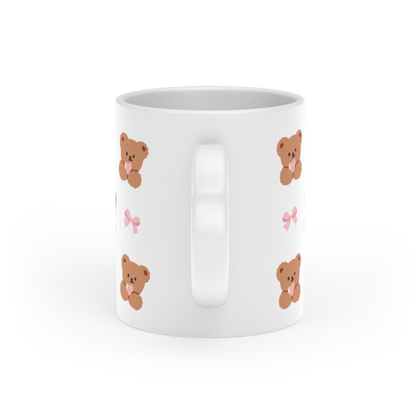 Teddies & ribbons Heart-Shaped Mug