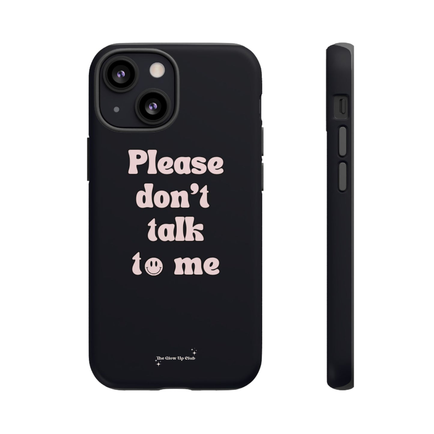 Please don't talk to me black - tough case