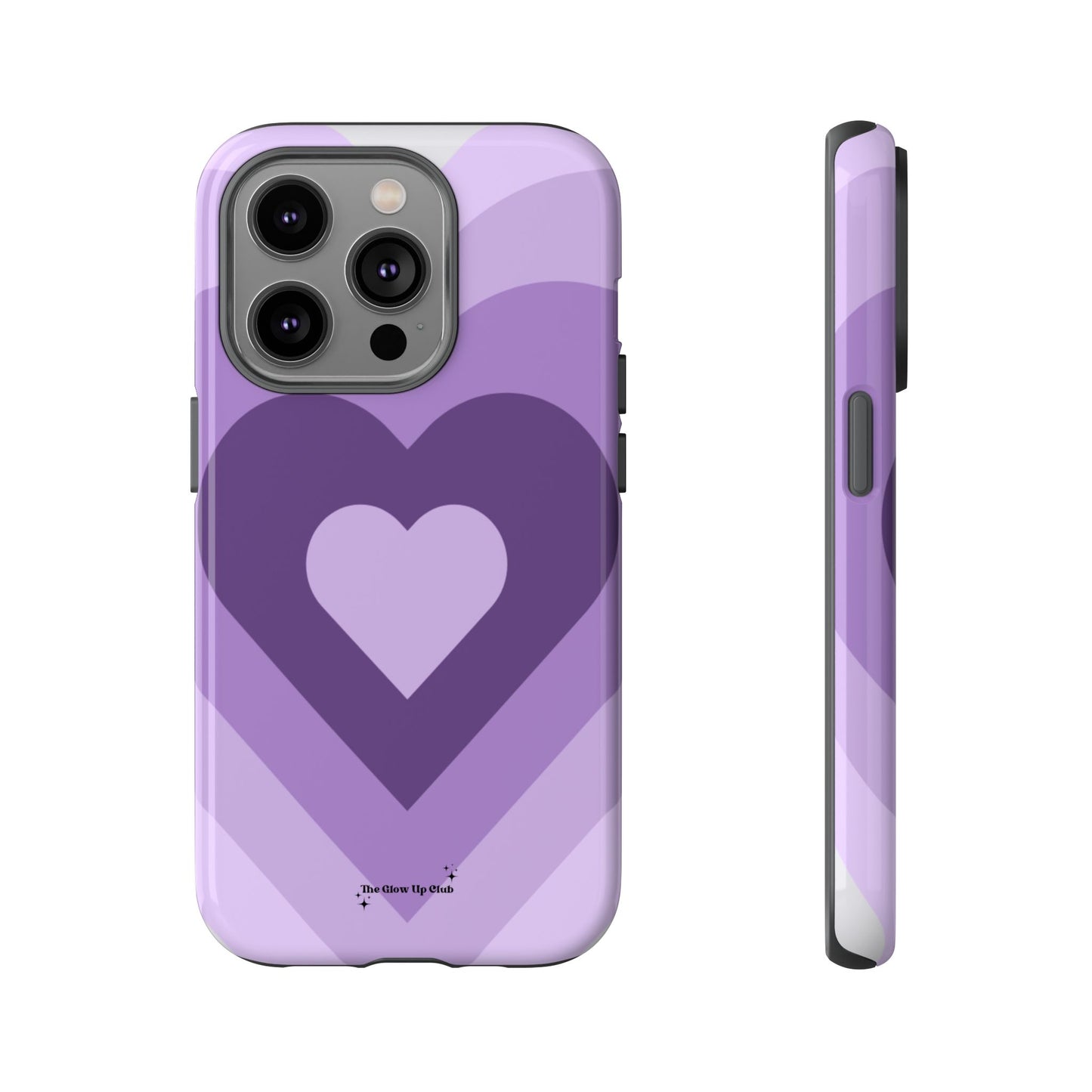 Heart layers purple - tough case