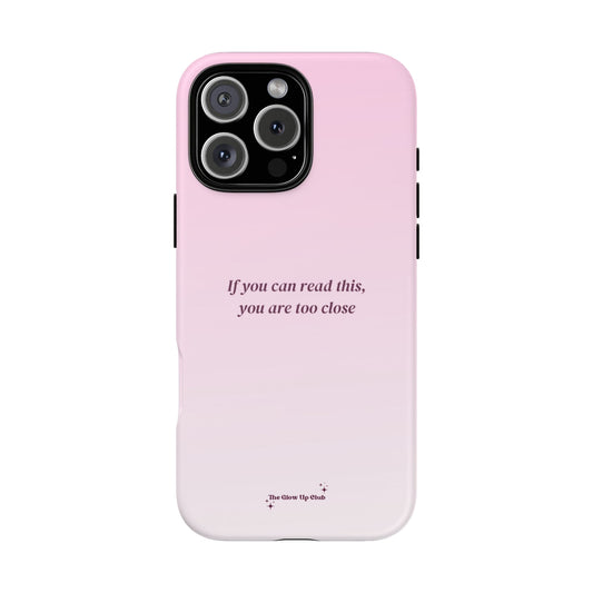 If you can read this pink - tough case