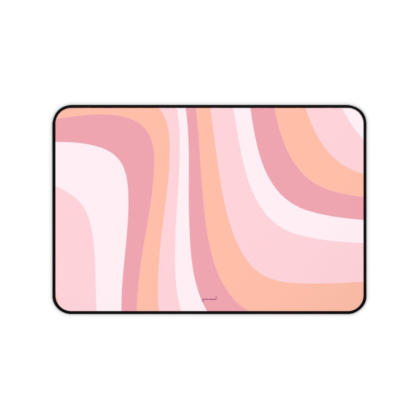 Pink waves - Desk Mat