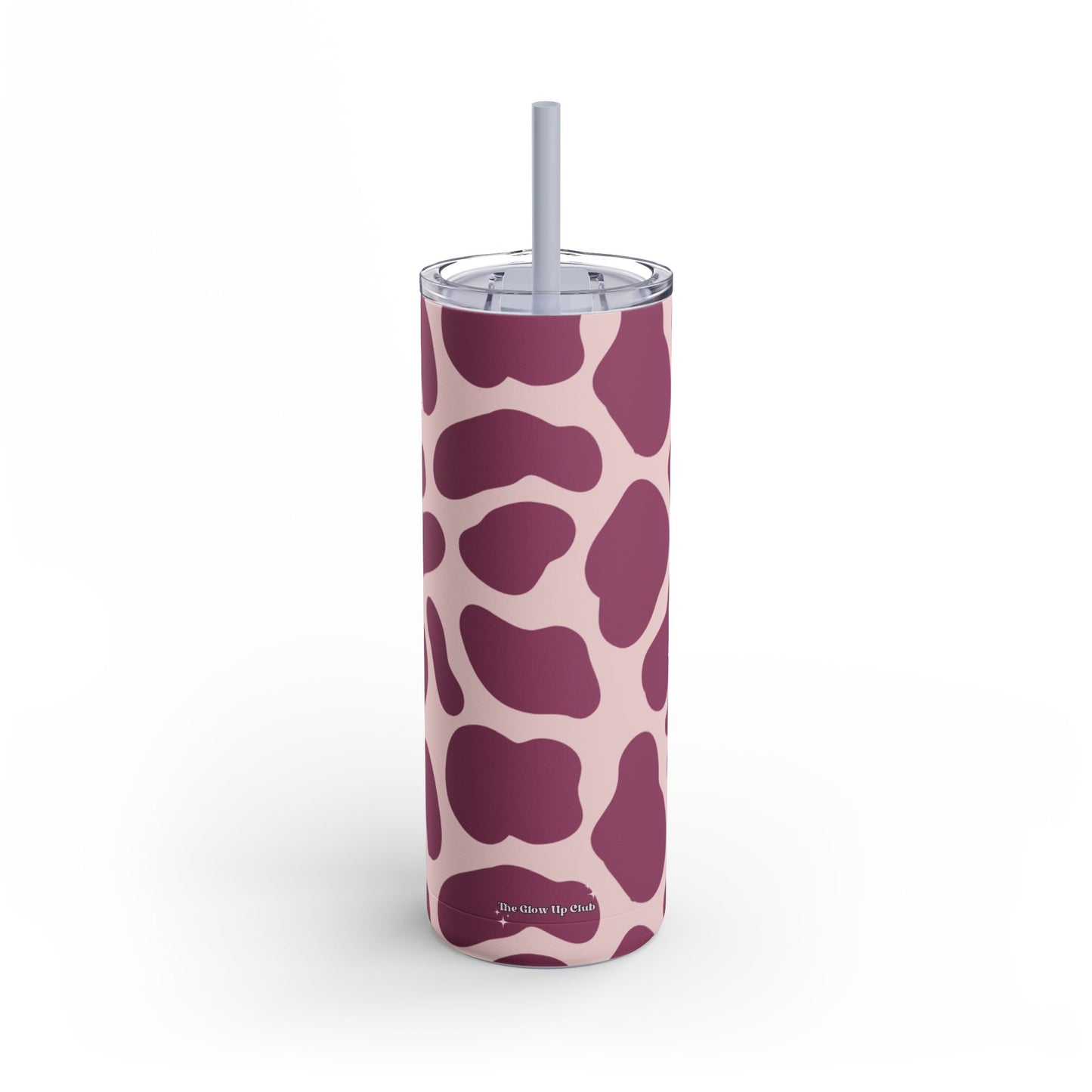 Burgundy giraffe Tumbler, 20oz