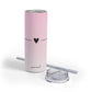 Pastel heart pink Tumbler, 20oz