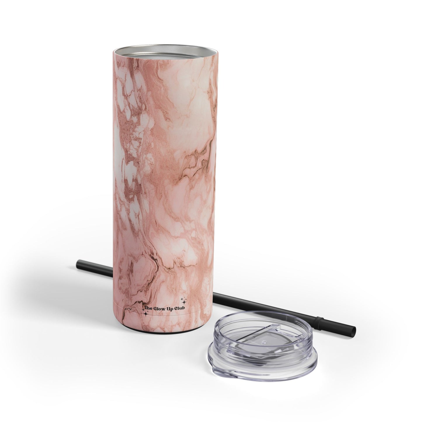 Pink marble Tumbler, 20oz