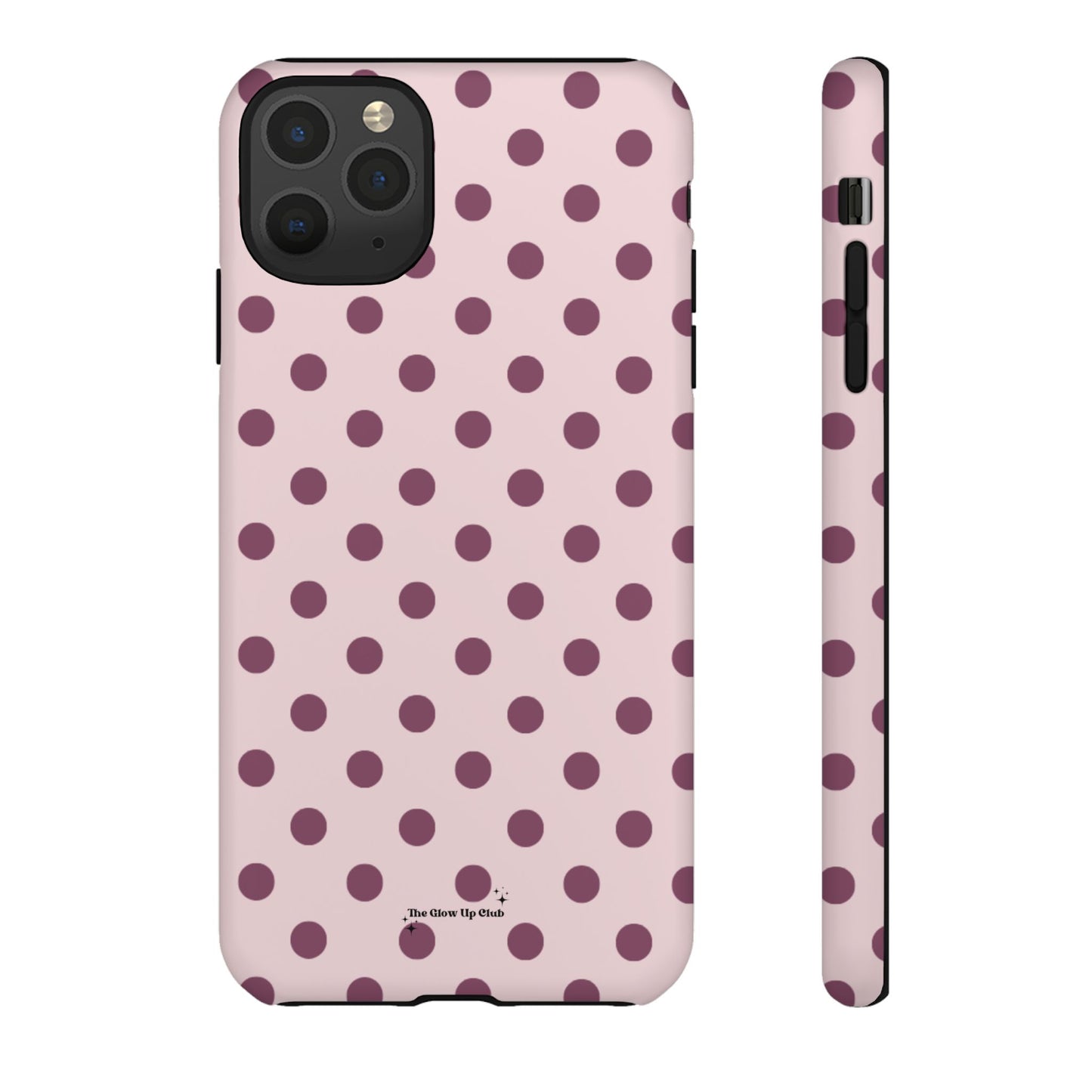 Pink and purple dots - tough case