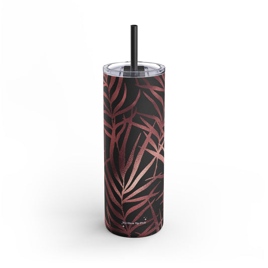 Rose gold leaves Tumbler, 20oz