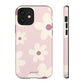 Floral pattern pink - tough case