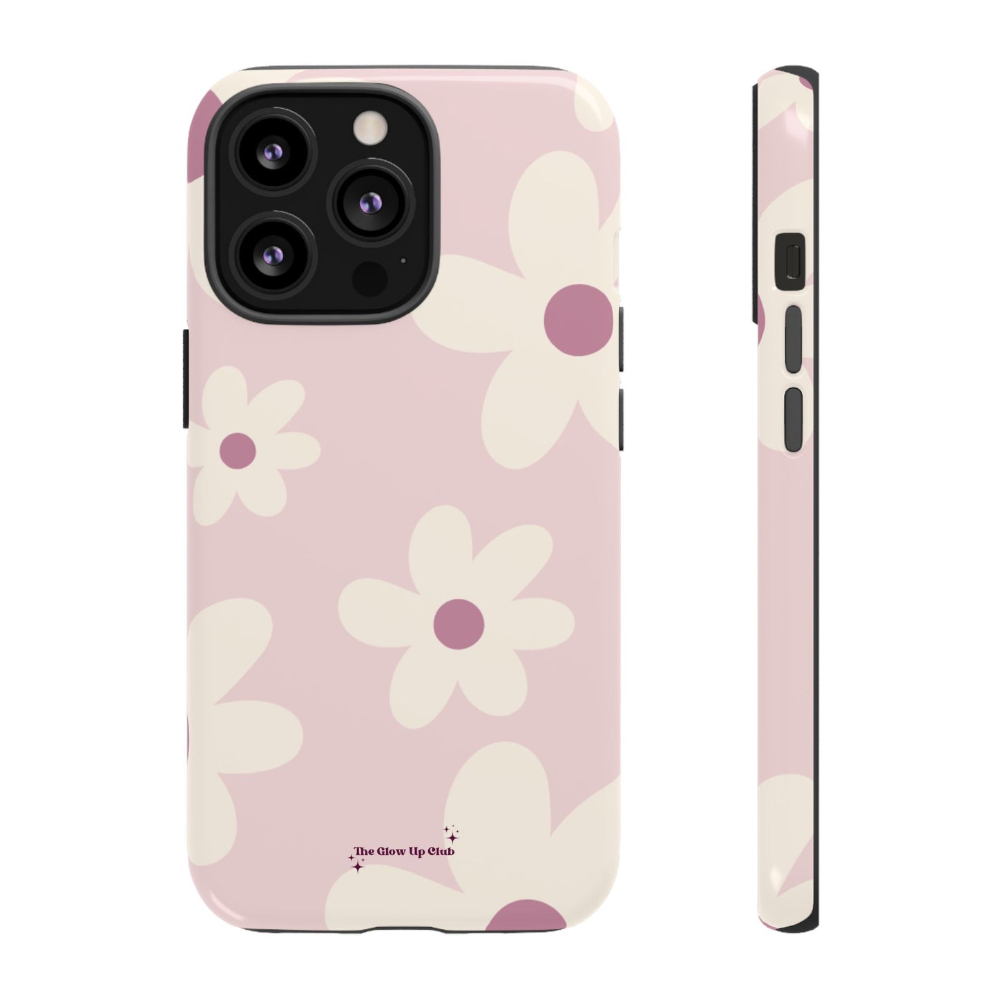 Floral pattern pink - tough case