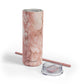 Pink marble Tumbler, 20oz