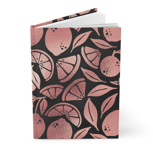 Rose gold lemons Journal