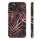 Rose gold leaves - tough case