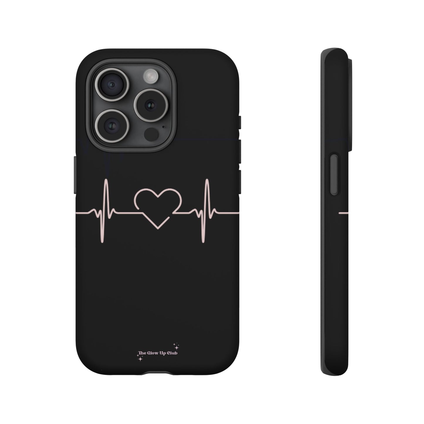 Heart line black - tough case