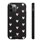 Black heart pattern - tough case