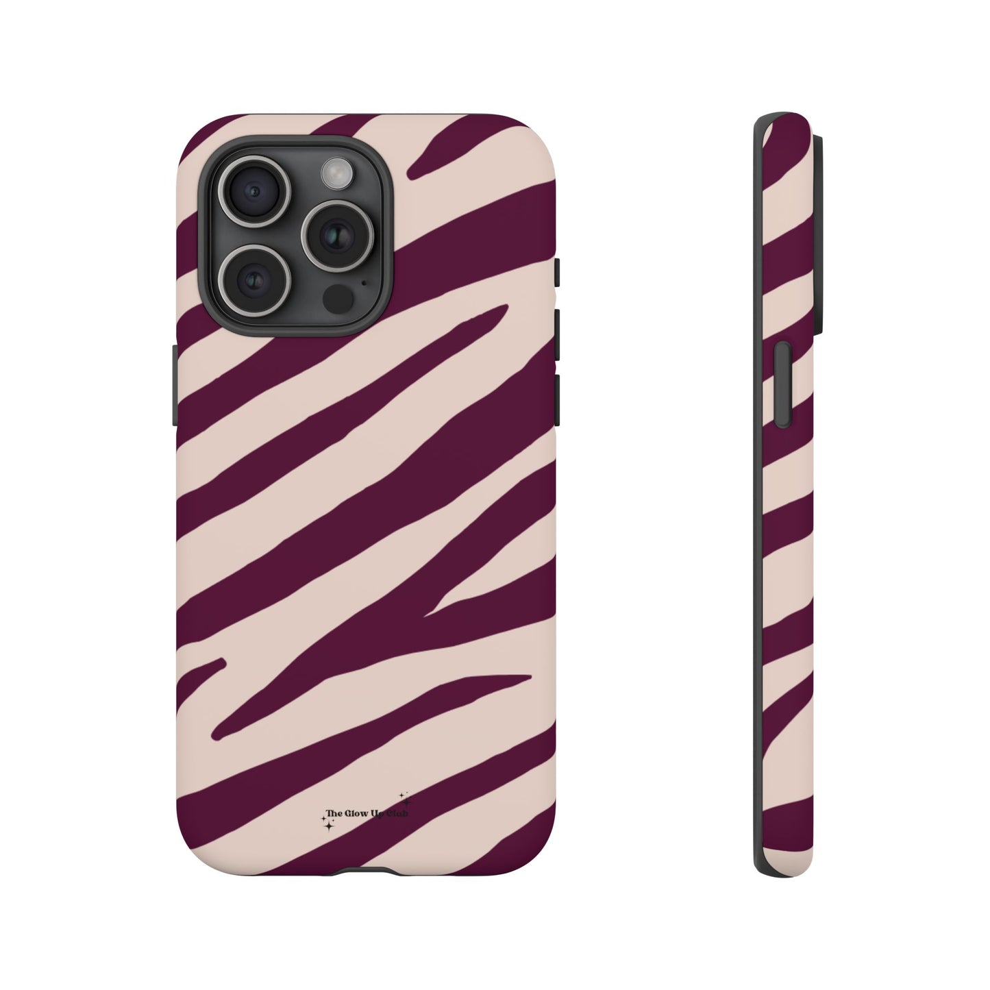 Zebra print cream - tough case