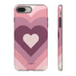 Heart layers pink - tough case