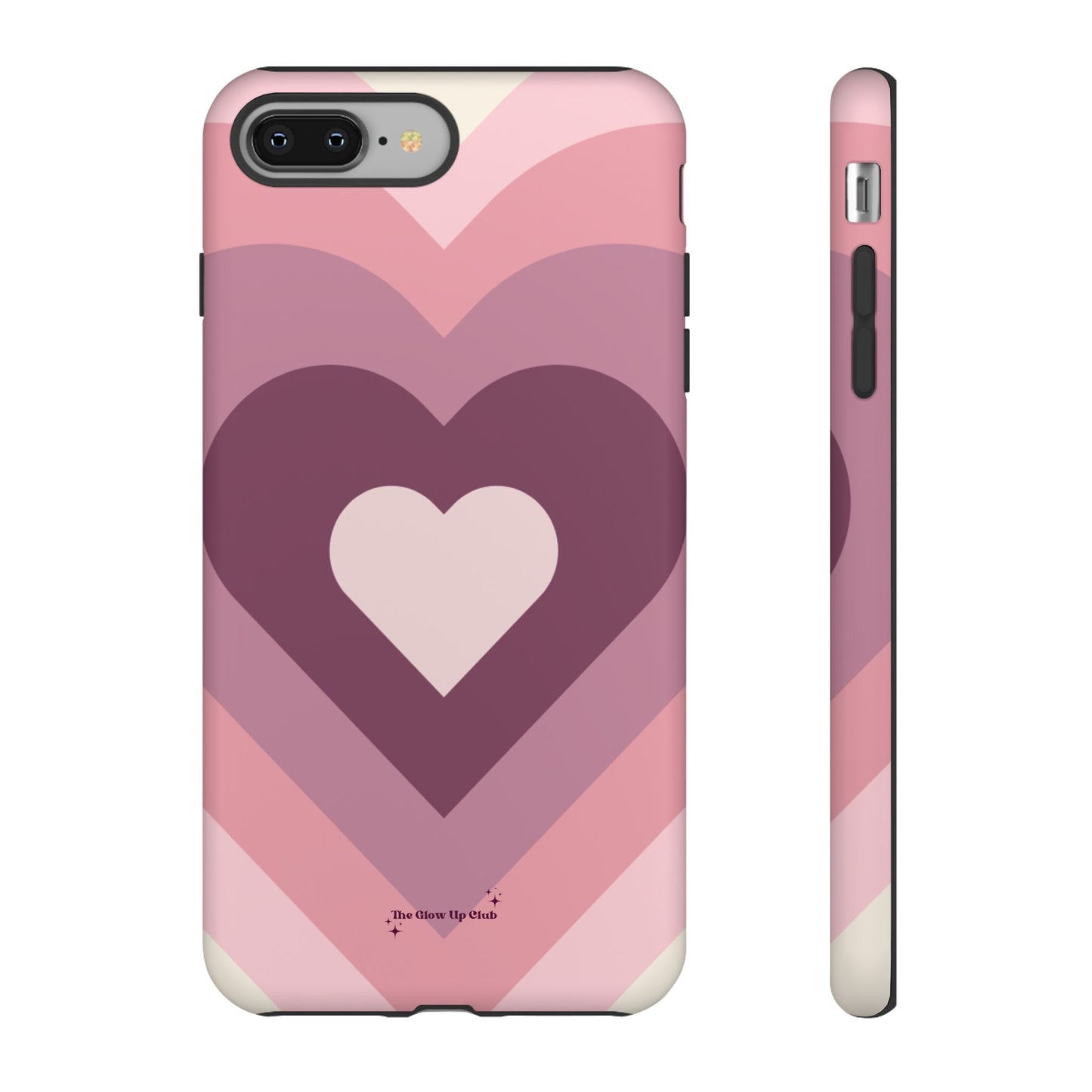 Heart layers pink - tough case