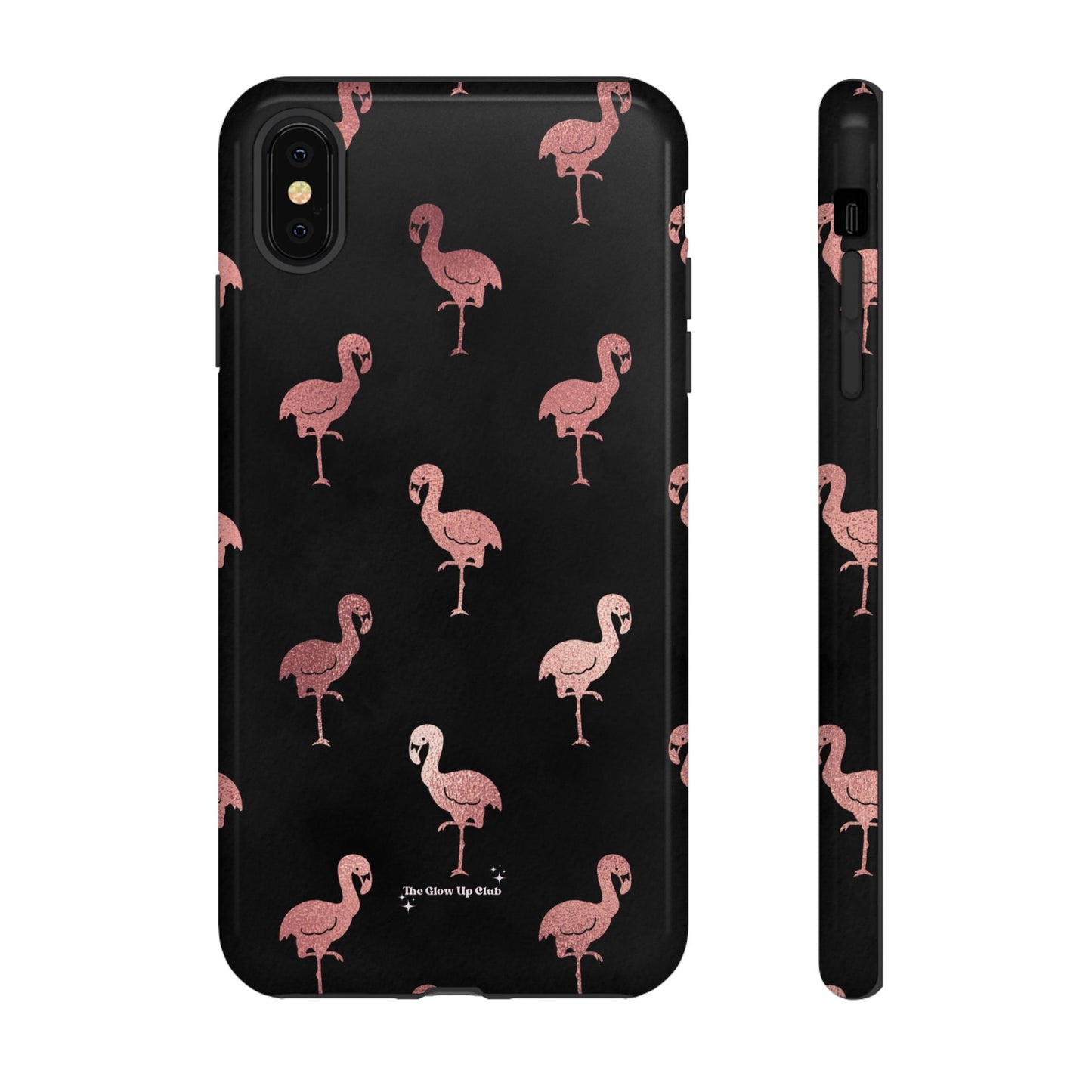 Rose gold flamingos - tough case