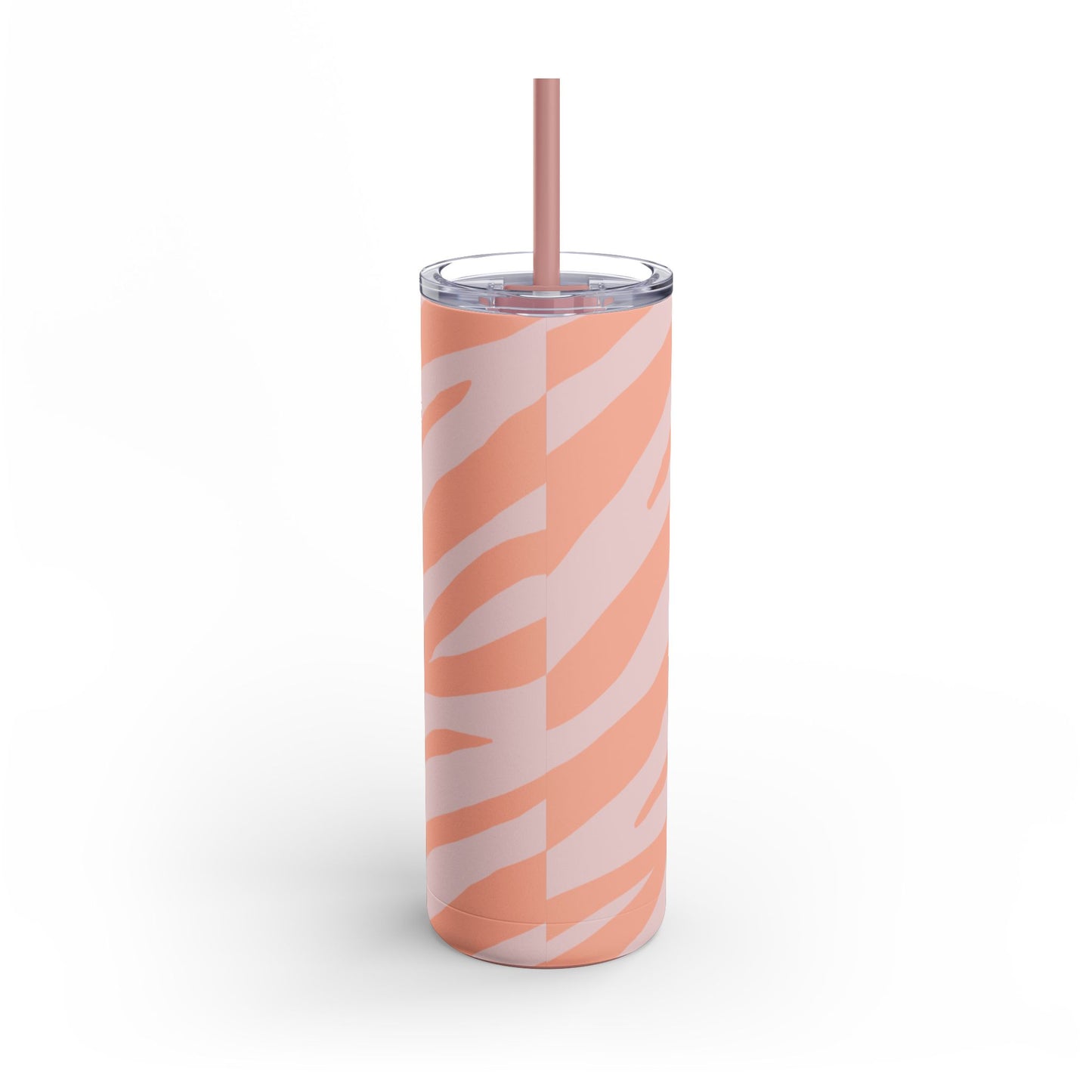 Zebra pink orange print Tumbler, 20oz