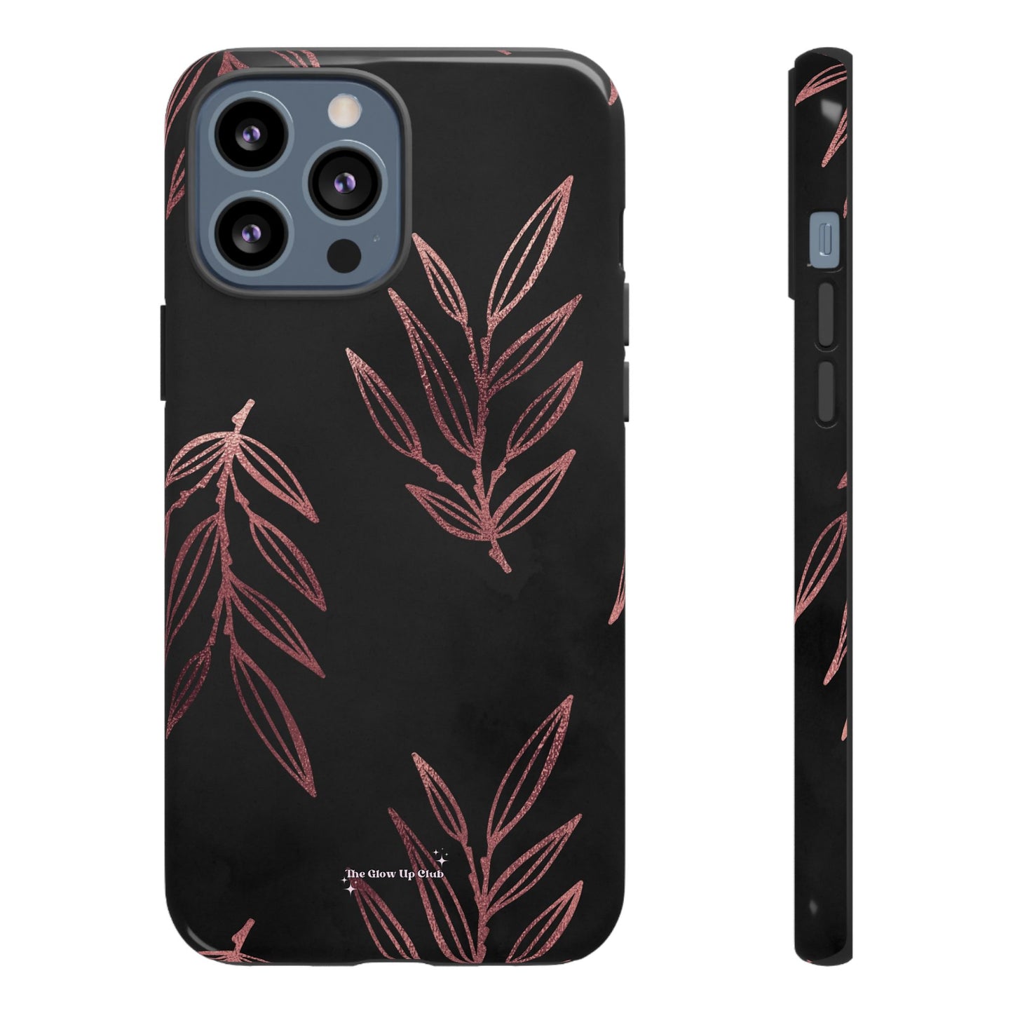 Rose gold leaves minimalistic - tough case