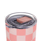 Pink checkers Tumbler, 20oz