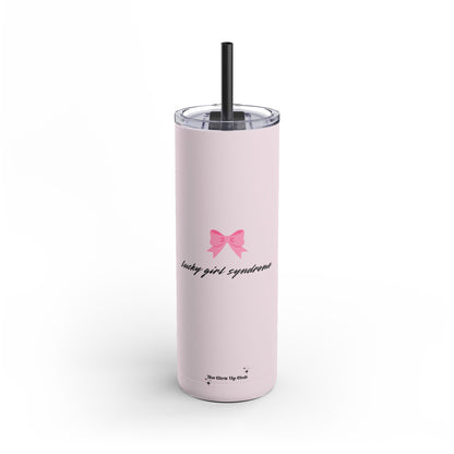 Lucky girl syndrome pink Tumbler, 20oz