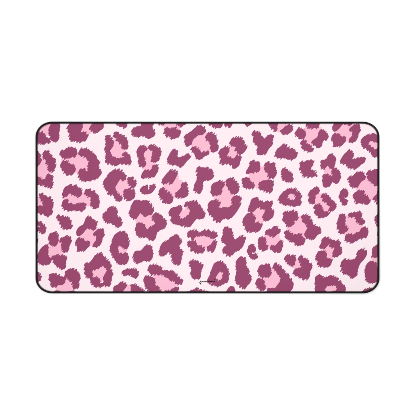 Leopard print double pink - Desk Mat