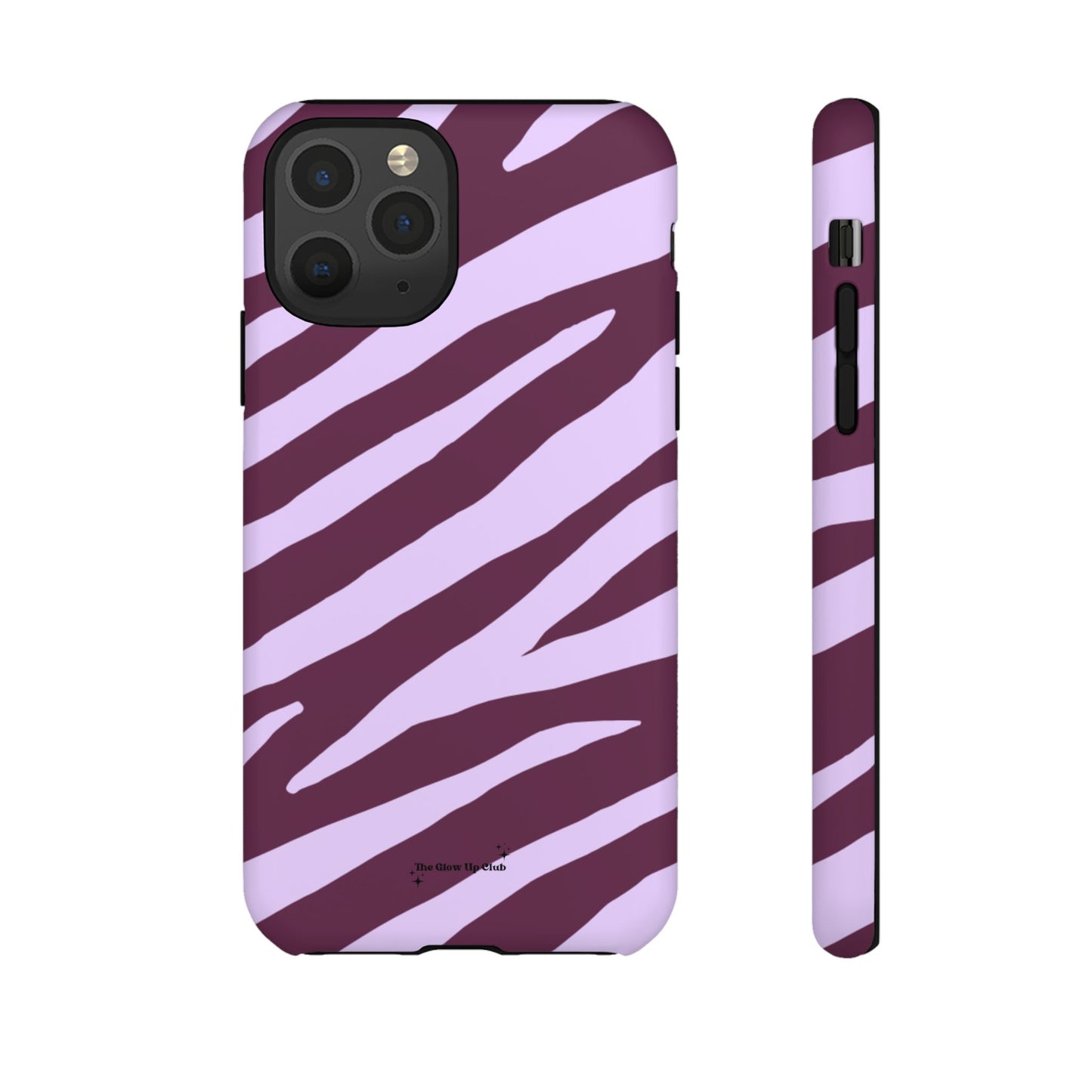 Zebra print purple - tough case